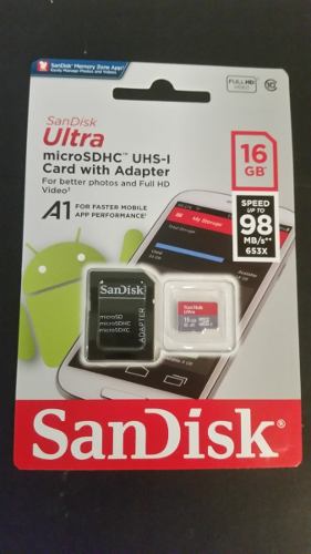 Memoria Sandisk Ultra Micro Sdhc-uhs-i, 16 Gb
