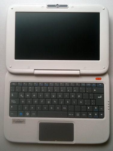 Mini Laptop C-a-n-a-i-m-a Letras Rojas Ultra Plana (nueva)