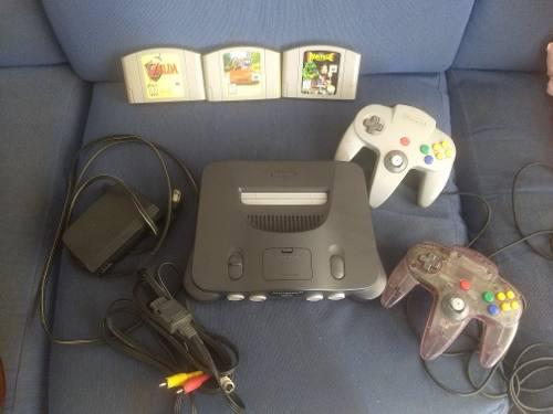 Nintendo 64 N64, 2 Controles, Expansion Pack, 3 Juegos Nuevo