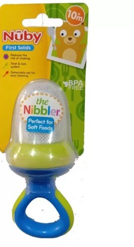 Nuby Nibbler Con Tapa Para Bebes Primeras Frutas