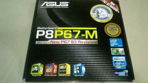 Tarjeta Madre Asus P8p67-m Ddr 3 Lga 1155