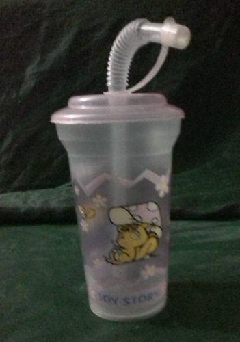 Vaso Plastico Infantil Con Pitillo Aprendizaje Niños