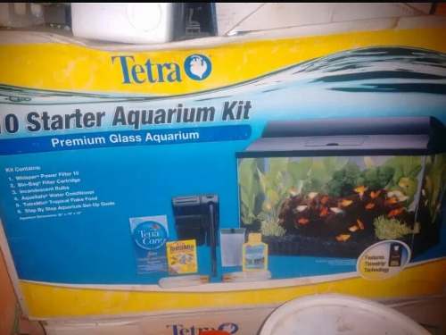 Acuario Diez Galones Con Kit Completo