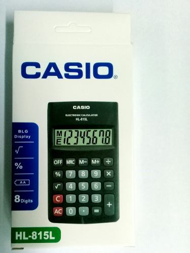 Calculadora Casio Hl- 815l De Bolsillo