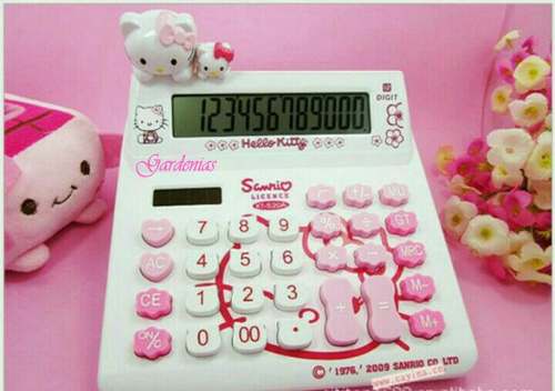 Calculadora De Hello Kitty 14cm X 11cm