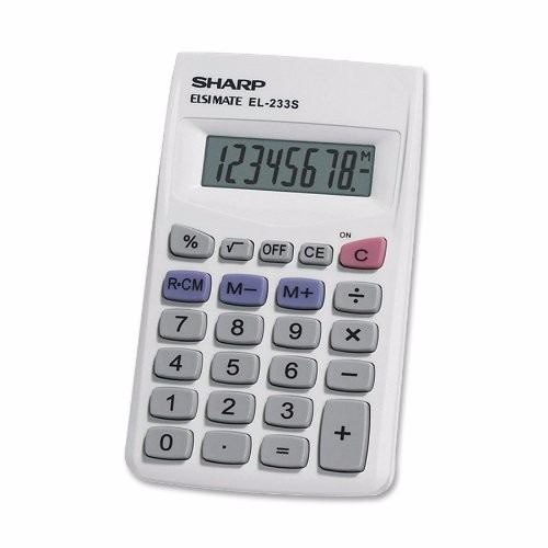 Calculadora Sumadora Sharp 8 Digitos 4 X 2.5 Pulg