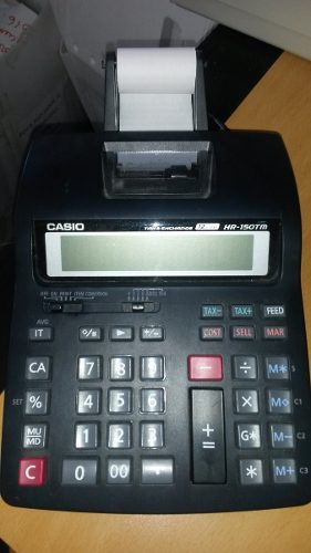 Calculadoras Impresoras Casio Hr-150tm 12 Digitos
