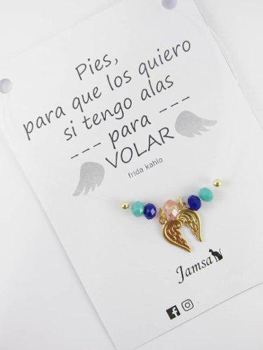 Collar Fantasmita Frase Frida Kahlo Alas Jamsa