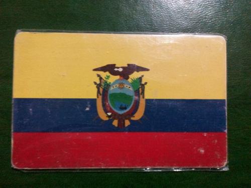 Ji Bandera Ecuador Normal Tarjeta Telefónica Cantv