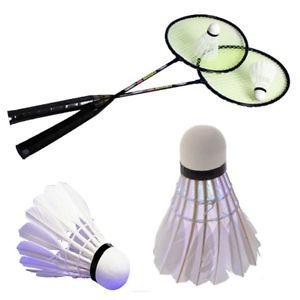 Set 2 Raqueta Badminton Sport Tenis Nuevo Juego Deporte