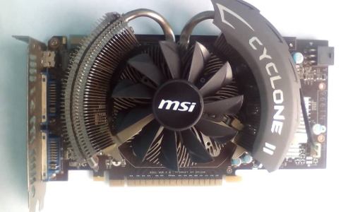 Tarjeta De Video Msi Gtx 550 Ti Cyclone Ii Oc