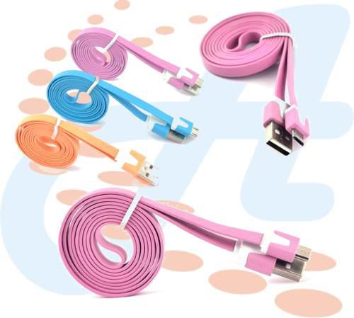 2 Unidads Cable Micro Usb Cargador Datos Samsung Huawei