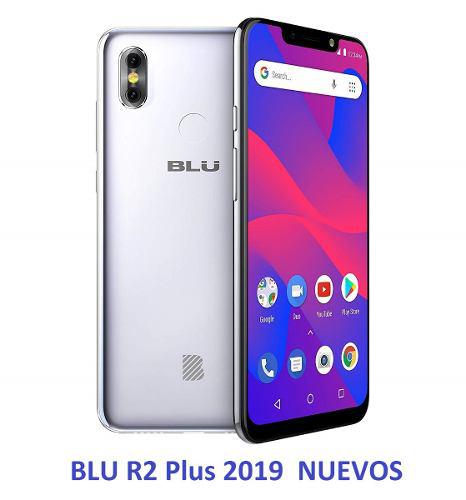 Celular Blu R2 Plus 2019 6.2 Hd+ +forro +captahuella 13+2mp