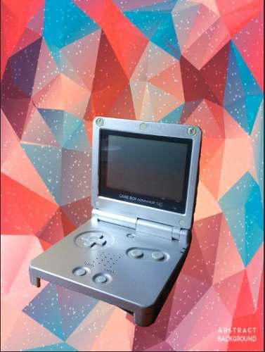 Gameboy Sp Nintendo, 2 Juegos, Estuche Y Cargador.