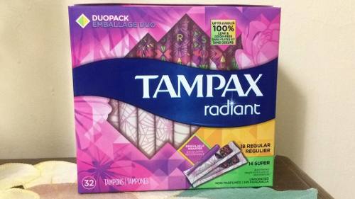 Tampones Tampax Radiant 32 Unids