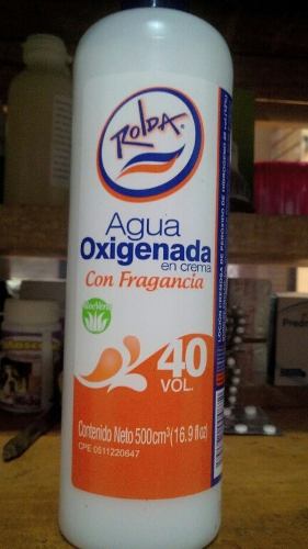 Agua Oxigenada 40 Volumen Rolda