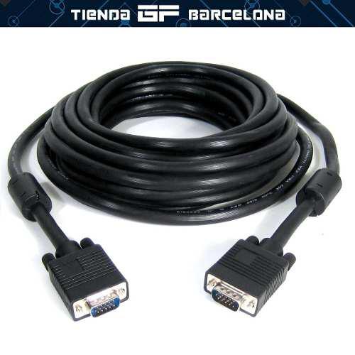 Cable Video Vga Monitor Pc Dvr Laptop Macho Macho 5 Metros