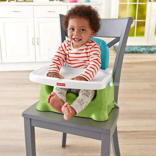 Fisher-price Silla De Comer Booster Green Blue