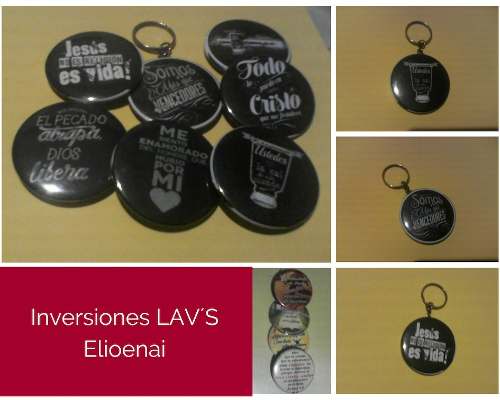 Llaveros Y Chapas Personalizadas