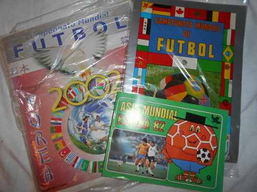 3 Albumes Futbol Reyauca Mundiales  Y 