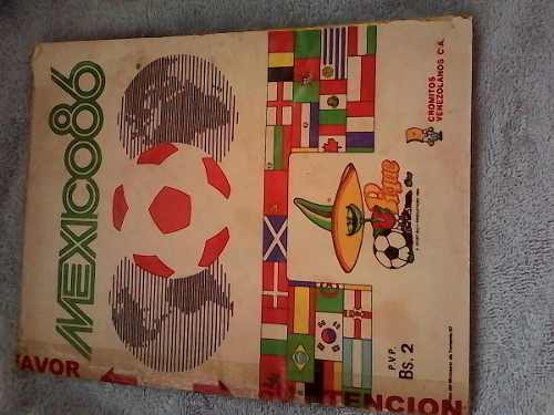 Album Futbol Mexico 86
