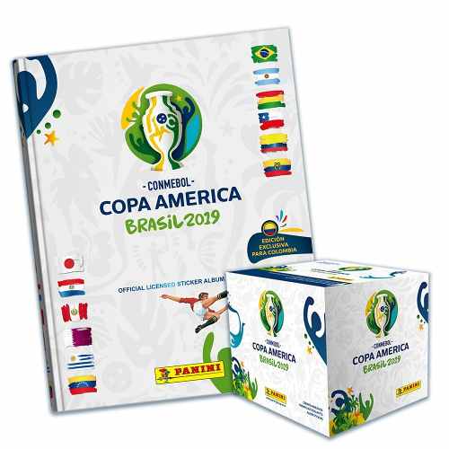 Album Pasta Dura Copa América Brasil  + Caja 50 Sobres