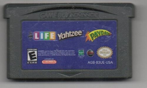 Game Of Life Yahtzee Payday.game Boy Advance.juego Original