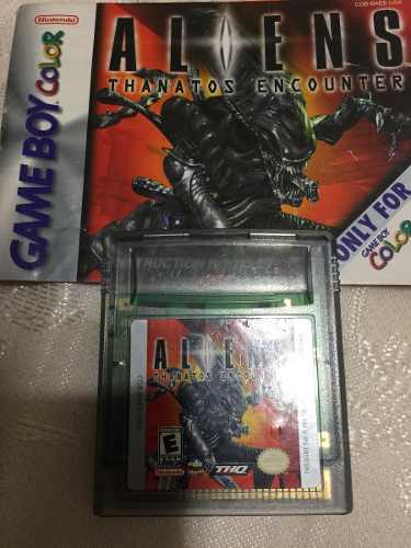 Juego Aliens Thanatos Encounter Game Boy Color