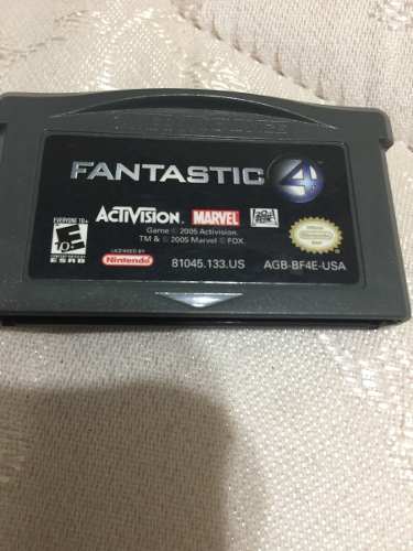 Juego Fantastic 4 De Marvel Para Game Boy Advance
