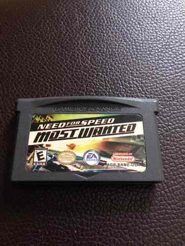 Juego Para Game Boy Advance Need Die Speed Most Wanted.