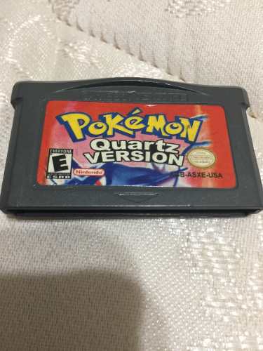 Juego Pokemon Quartz Versión Game Boy Advance