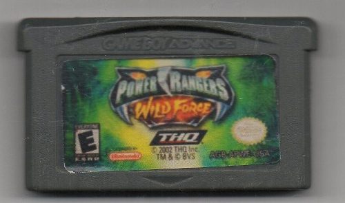 Power Rangers. Wild Force. Game Boy Advance. Juego Original