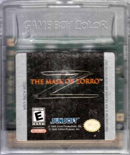 The Mask Of Zorro Video Juego De Game Boy Usado A4