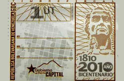 Timbres Fiscales De 1 Ut Distrito Capital Para Tramites