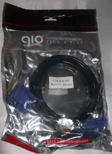 Cable Vga Gio Monitor Pc Tv 3 Metros