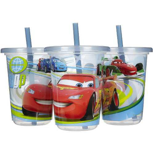 Set De 3 Vasos De Cars Disney Niños The First Years