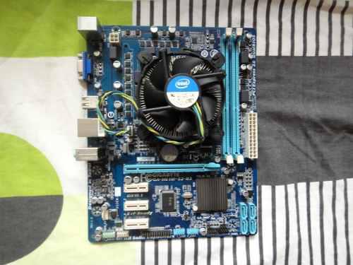 Tarjeta Madre Gigabyte Ga-h61m-s2-b3 Ddr3 S1155 +procesador