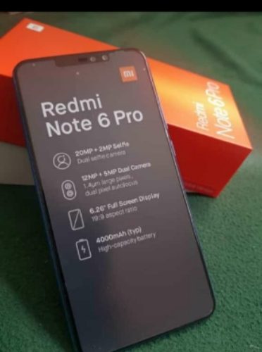 Teléfono Celular Redmi Note 6 Pro 4gb/64gb