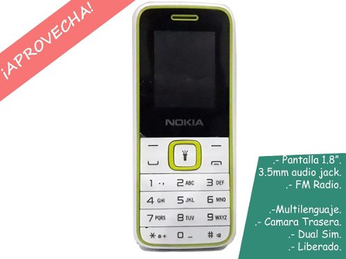 Teléfono Nokia Tigers Basico Doble Sim Liberado