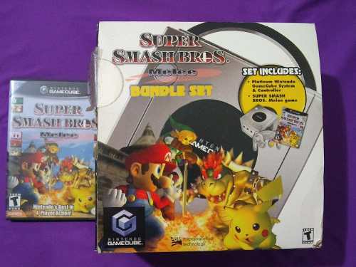 Consola Gamecube Platinum Super Smash Melee Bundle