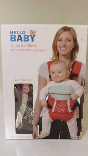 Portabebé Canguro Multiposiciones Marca Hello Baby