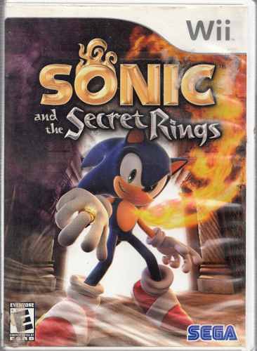 Sonic And The Secret Rings. Wii Original Usado.