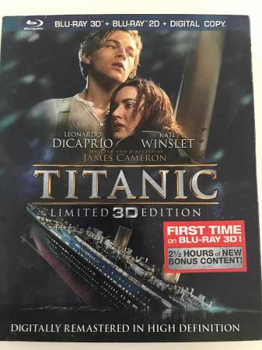 Titanic Bluray 3d Original Edición Limitada