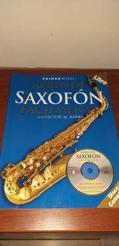 .libro Aprende Saxofon Facilmente 1er Nivel