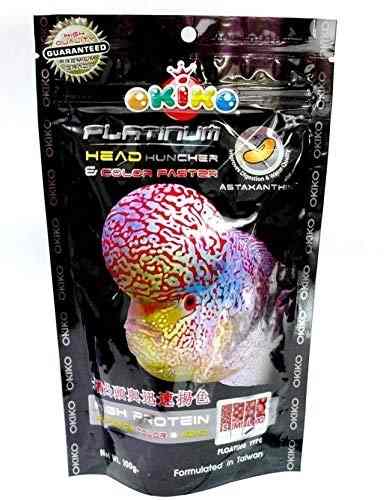 Alimento Comida Peces Ciclido Flowerhorn Okiko Platinum 100g