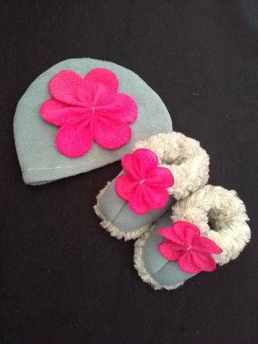 Botas Para Bebes + Gorro