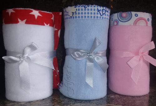 Cobija Manta Polar Para Bebes Con Bordes Decorados Algodon