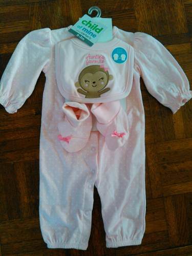 Monito Para Niña Recien Nacida Conjunto Carters