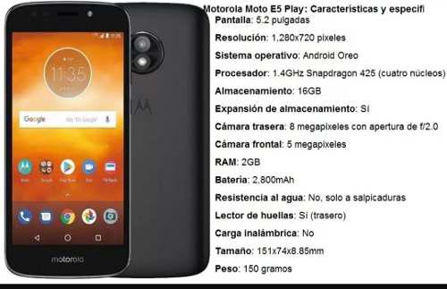 Motorola Moto E5 Play 16gb 8mp 4g Liberado No Dual Sim