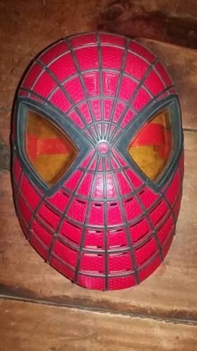 Máscara De Spiderman Con Luces Y Sonido